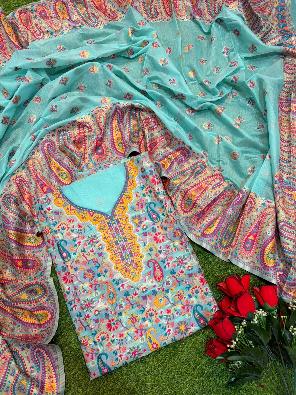 Kashmiri Kani Weave4 Kashmiri Kani Weave suit - Image 1