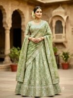 Silk Kundan Work Khimkhwab
