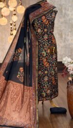 Maheshwari digital printed kurta & dupatta with zari borders - Image 6