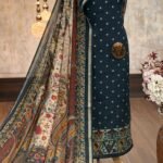 Maheshwari digital printed kurta & dupatta with zari borders