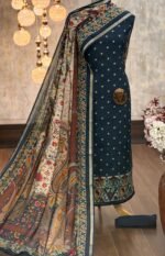 Maheshwari digital printed kurta & dupatta with zari borders - Image 5