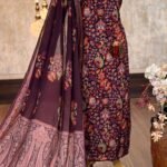 Maheshwari digital printed kurta & dupatta with zari borders