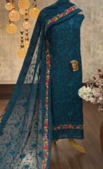 Georgette organza with Parsi embroidery - Image 4