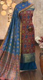Patola printed silk suits - Image 4