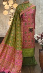 Patola printed silk suits - Image 3