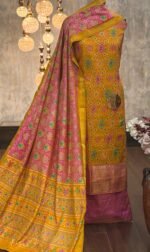 Patola printed silk suits