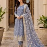 Premium Mul Cotton Zari Suit Set