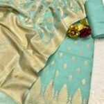 Premium Mul Cotton Zari Suit Set
