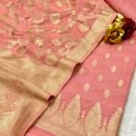 Premium Mul Cotton Zari Suit Set