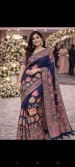 Premium khadi silk Kani sarees - Image 5