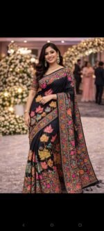 Premium khadi silk Kani sarees - Image 4