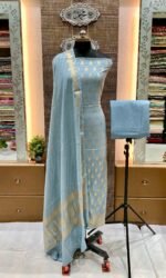 Pure Banarasi Chiniya Silk - Image 3
