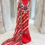 Kashmiri rayon suit with aari work