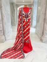 Kashmiri rayon suit with aari work - Image 5