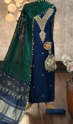 Russian silk embroidered kurta