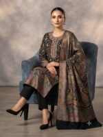 Self Embroidered Banarsi Silk Shirt