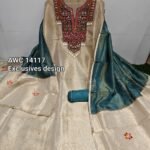 Shimmer Self design Silk full fabic