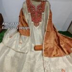Shimmer Self design Silk full fabic