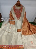 Shimmer Self design Silk full fabic - Image 3