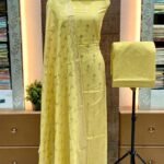 Banarasi Silk golden and silver Zari