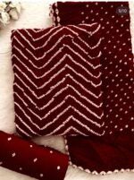 Top Bandhani  jam satin cotton - Image 4