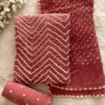 Top Bandhani  jam satin cotton