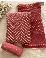 Top Bandhani  jam satin cotton