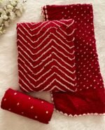 Top Bandhani  jam satin cotton - Image 5