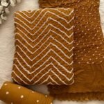 Top Bandhani  jam satin cotton