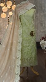 Mal chanderi kurta & dupatta - Image 4