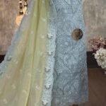 Mal chanderi kurta & dupatta