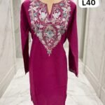 Pure cotton long kurti