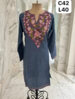Pure cotton long kurti - Image 5