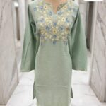 Pure cotton long kurti