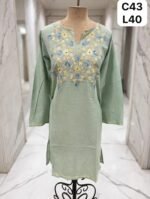 Pure cotton long kurti - Image 3
