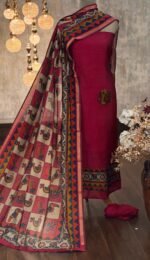 Maheshwari digital printed kurta & dupatta - Image 5