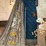 Maheshwari digital printed kurta & dupatta