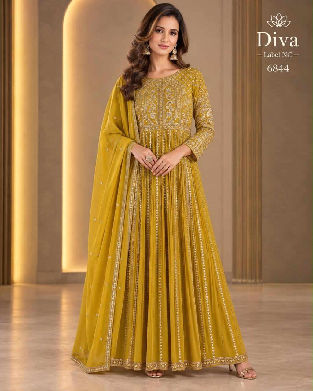 georgette embroidered Georgette embroidere suit set - Image 1