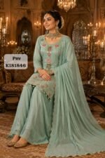 Beautiful heavy pearl work suit - Image 2