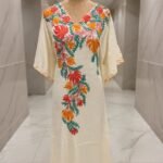 Kashmiri kaftan in beautiful colors