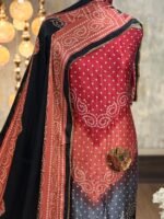 Gajji silk bandhni printed - Image 2