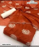 Viscose mull chanderi designer - Image 5