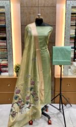 Banarasi Cotton Tissue Suit