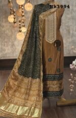 Gajji silk bandhani suit - Image 4