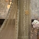 Georgette embroidered Luckhnavi kurta