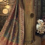 Giraffe silk kurta suit