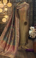 Giraffe silk kurta suit