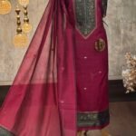 Monga silk kurta & dupatta