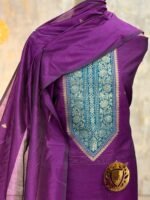 Monga silk kurta & dupatta - Image 2