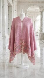 Pashmina party wear knitting ponchhu - Image 4